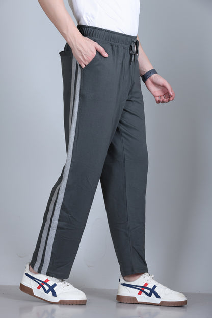 Jinxer Men Side Striped Straight Fit Trackpants