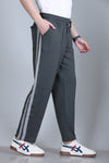 Jinxer Men Side Striped wide leg Fit Trackpants