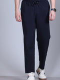 Jinxer Men Midrise wide leg Cotton Pajamas - Navy