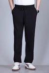 Jinxer Men Midrise wide leg Cotton Pajamas - Black