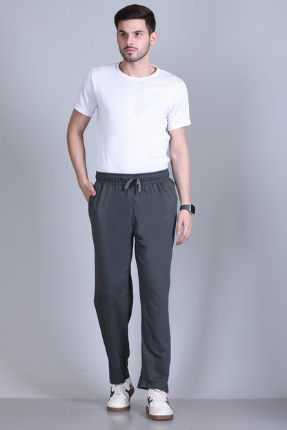 Jinxer Men Midrise Straight Fit Cotton Pajamas-Plain