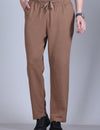 Jinxer Men Midrise wide leg Cotton Pajamas - Camel