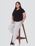 Stylish Cotton Plus Size Track Pants For Women (Pack of 2) At Best Prices
