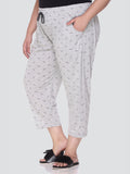 Stylish Printed Cotton Plus Size Capri For Women (3XL-5XL) Online In India