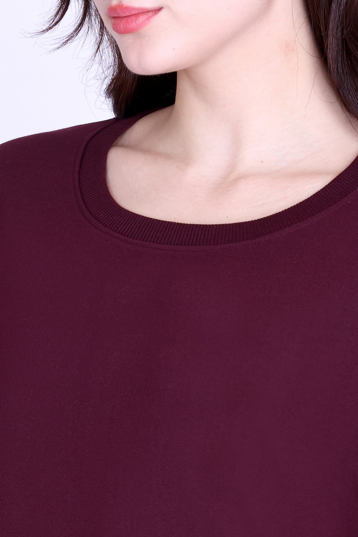 Women’s Cotton Fleece Co-Ord Set – Winter Wear-Wine