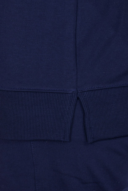 Women’s Cotton Fleece Co-Ord Set – Winter Wear-Navy
