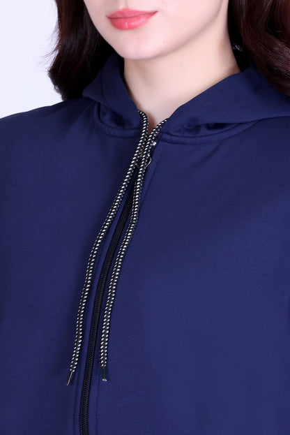 Women’s Winter Hooded Jacket – Bonded Dri-Fit with Fleece Lining