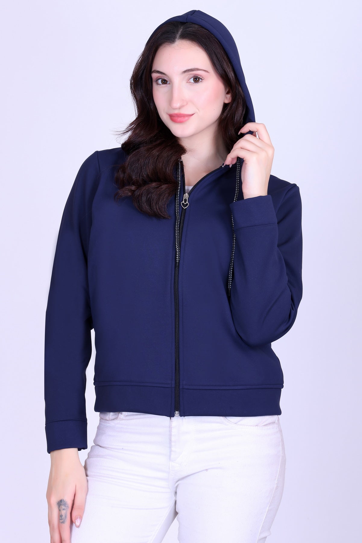 Women’s Winter Hooded Jacket – Bonded Dri-Fit with Fleece Lining