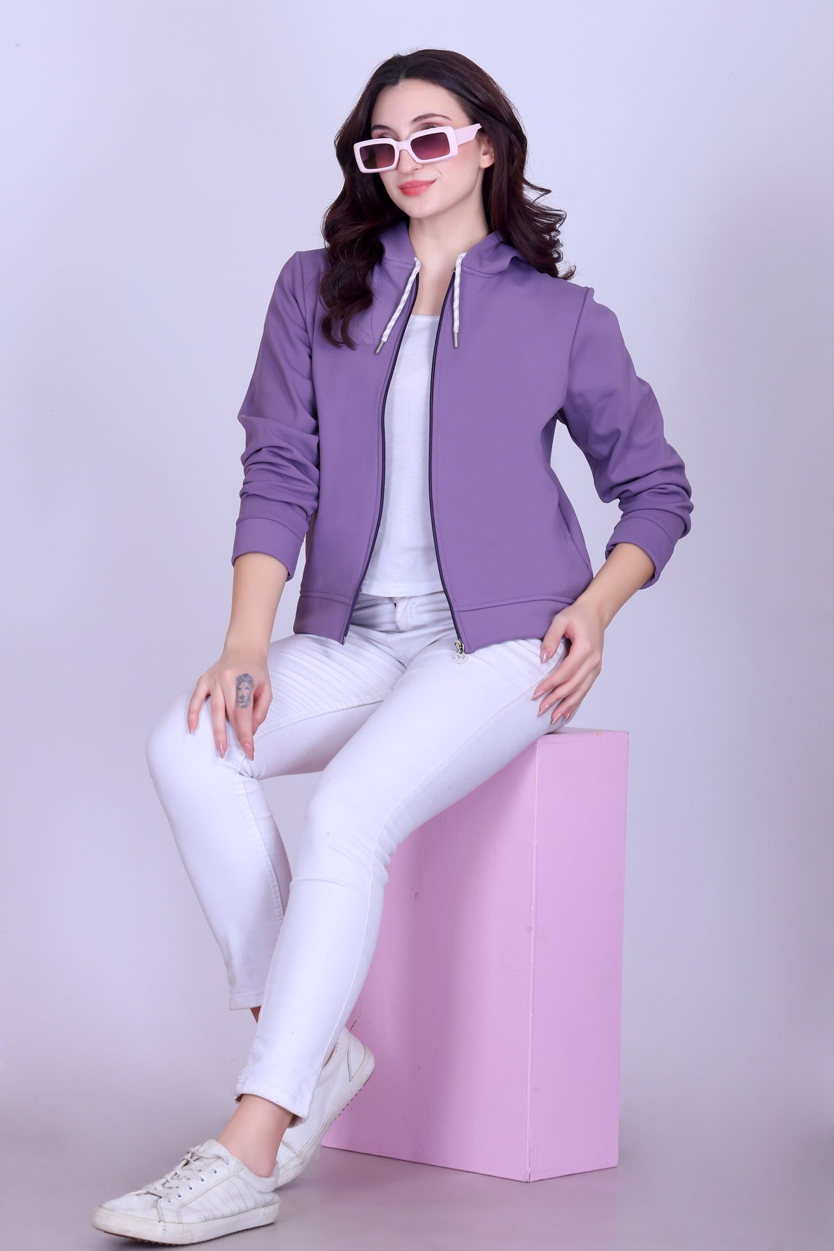 Women’s Winter Hooded Jacket – Bonded Dri-Fit with Fleece Lining