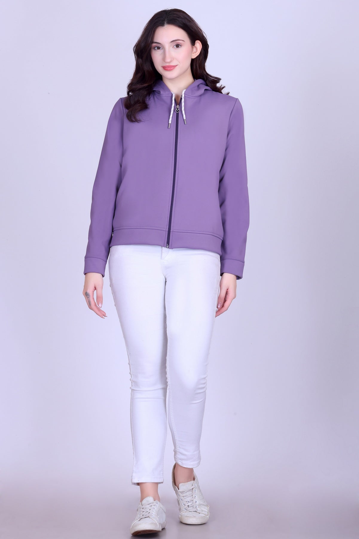 Women’s Winter Hooded Jacket – Bonded Dri-Fit with Fleece Lining