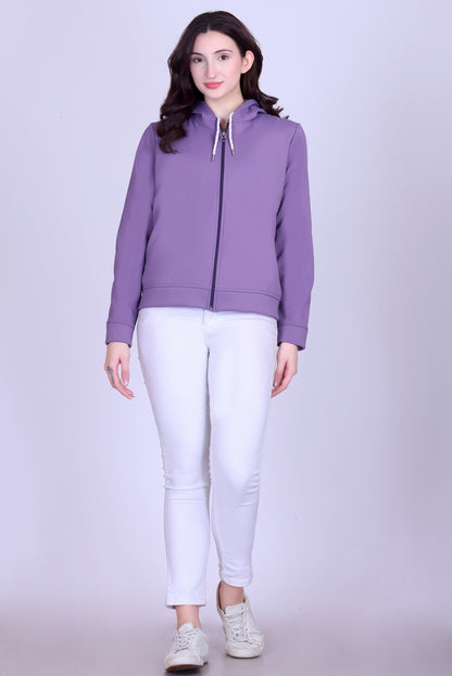 Women’s Winter Hooded Jacket – Bonded Dri-Fit with Fleece Lining