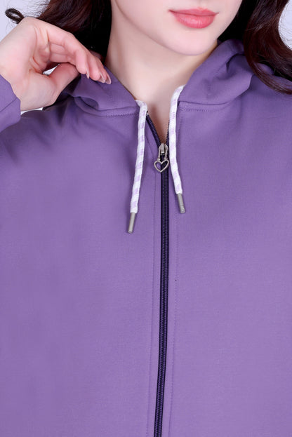 Women’s Winter Hooded Jacket – Bonded Dri-Fit with Fleece Lining