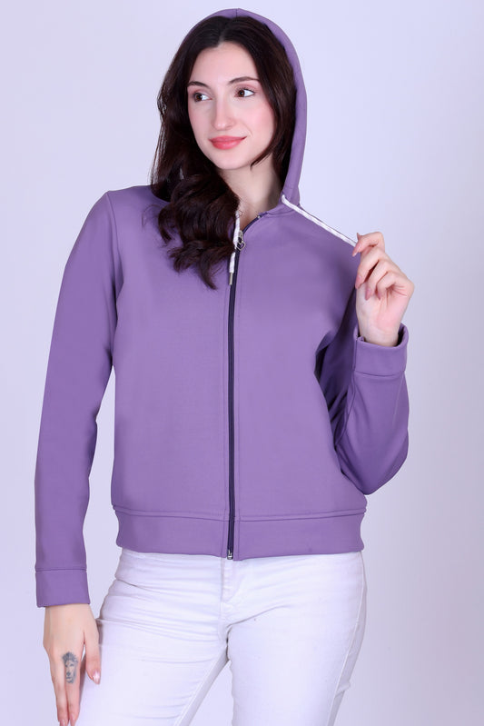 Women’s Winter Hooded Jacket – Bonded Dri-Fit with Fleece Lining