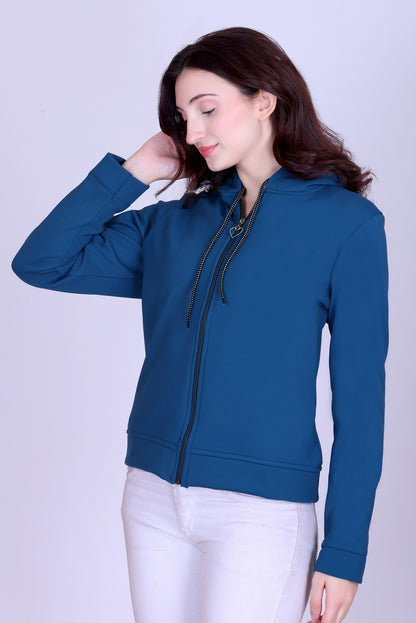 Women’s Winter Hooded Jacket – Bonded Dri-Fit with Fleece Lining