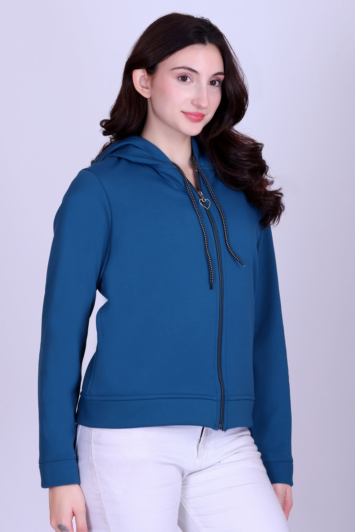 Women’s Winter Hooded Jacket – Bonded Dri-Fit with Fleece Lining