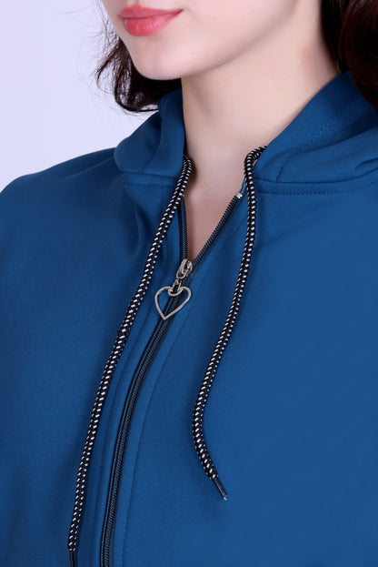 Women’s Winter Hooded Jacket – Bonded Dri-Fit with Fleece Lining