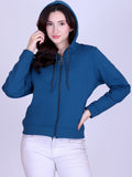 Women’s Winter Hooded Jacket – Bonded Dri-Fit with Fleece Lining