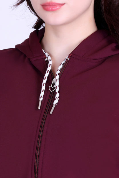 Women’s Winter Hooded Jacket – Bonded Dri-Fit with Fleece Lining