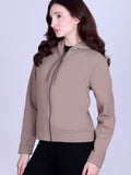Women’s Winter Hooded Jacket – Bonded Dri-Fit with Fleece Lining
