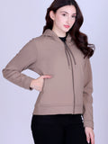 Women’s Winter Hooded Jacket – Bonded Dri-Fit with Fleece Lining