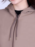 Women’s Winter Hooded Jacket – Bonded Dri-Fit with Fleece Lining