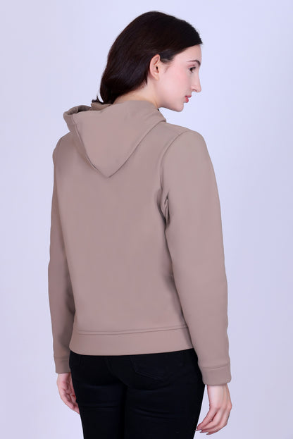 Women’s Winter Hooded Jacket – Bonded Dri-Fit with Fleece Lining