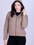 Women’s Winter Hooded Jacket – Bonded Dri-Fit with Fleece Lining
