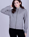 Women’s Winter Fleece Zip-Up Jacket (Stand Collar)