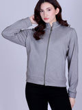 Women’s Winter Fleece Zip-Up Jacket (Stand Collar)