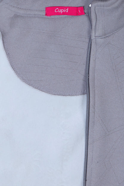 Women’s Winter Fleece Zip-Up Jacket (Stand Collar)