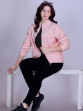 Women’s Winter Fleece Zip-Up Jacket (Stand Collar)