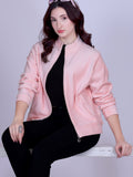 Women’s Winter Fleece Zip-Up Jacket (Stand Collar)