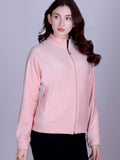 Women’s Winter Fleece Zip-Up Jacket (Stand Collar)