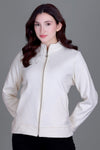 Women’s Winter Fleece Zip-Up Jacket (Stand Collar)