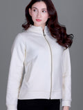 Women’s Winter Fleece Zip-Up Jacket (Stand Collar)