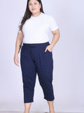 Plus Size Capri For Women - 3/4 Printed Capri (3X-7XL)