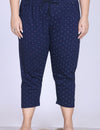 Plus Size Capri For Women - 3/4 Printed Capri (3X-7XL)