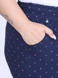 Plus Size Capri For Women - 3/4 Printed Capri (3X-7XL)