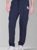 Jinxer Men's Loop Knit Cargo Trackpants-D.Grey (M TO 5XL Sizes)