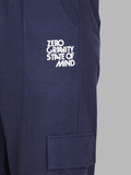 Jinxer Men's Loop Knit Cargo Trackpants-D.Grey (M TO 5XL Sizes)