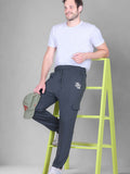Jinxer Men's Loop Knit Cargo Trackpants-Basil(M TO 5XL Sizes)