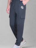 Jinxer Men's Loop Knit Cargo Trackpants-Basil(M TO 5XL Sizes)