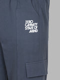 Jinxer Men's Loop Knit Cargo Trackpants-Basil(M TO 5XL Sizes)