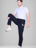 Jinxer Men's Loop Knit Cargo Trackpants-French Navy(M TO 5XL Sizes)
