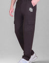 Jinxer Men's Loop Knit Cargo Trackpants-Mocha(M TO 5XL Sizes)