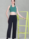 Relaxed Fit Straight Leg Lounge Pants with Pockets  (Sizes: M to XXL)