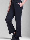 Relaxed Fit Straight Leg Lounge Pants with Pockets  (Sizes: M to XXL)