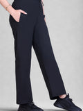 Relaxed Fit Straight Leg Lounge Pants with Pockets  (Sizes: M to XXL)