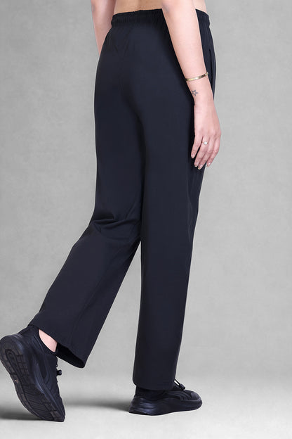 Relaxed Fit Straight Leg Lounge Pants with Pockets  (Sizes: M to XXL)