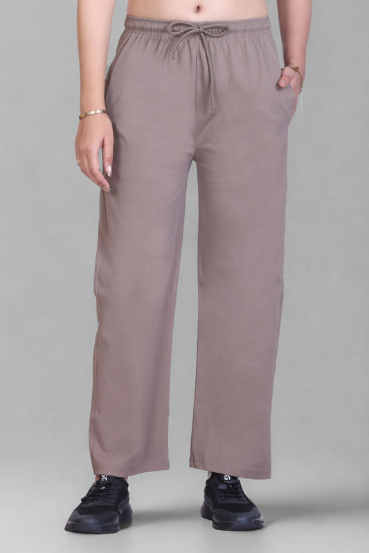 Relaxed Fit Straight Leg Lounge Pants with Pockets  (Sizes: M to XXL)